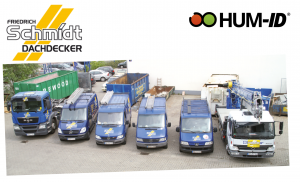 Hum-ID Partner Schmidt Dachdecker Fuhrpark