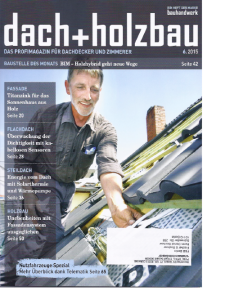 Hum-ID in der Dach+Holzbau Cover
