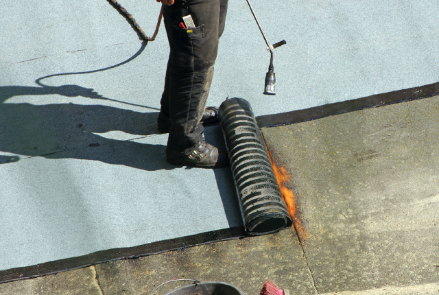 Bitumenbahn Flachdach undicht