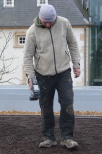 Hum-ID Referenz Ecole Central Flachdach Baustelle Sensoren Einlesen Scanner