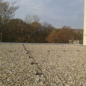 Sensordach, verlegte Sensoren, Herbst