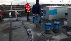 Baubesprechung Flachdach, Sicherheit, Sensoren