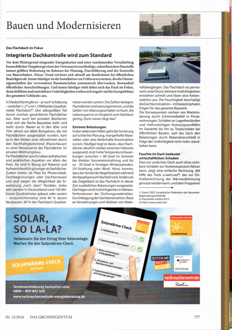 Ausschnitt: Hum-ID in Das Grundeigentum 2016
