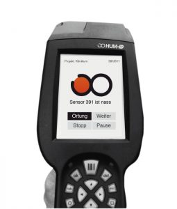 Dachscanner in Aktion (schwarz weiss)