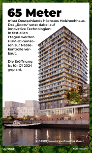 Höchstes Holzhochhaus Deutschlands