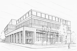 Kliniken-Neubau Radar 2025